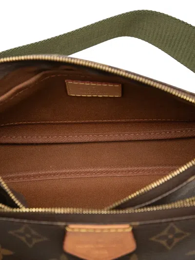 Pre-owned Louis Vuitton 2020 Monogram Multi Pochette Accessoires Satchel In Brown