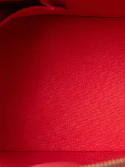 Pre-owned Louis Vuitton 2012 Monogram Vernis Alma Pm Satchel In Orange