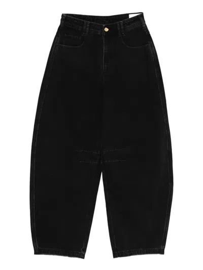 Aje Remy Barrel Jeans In Black