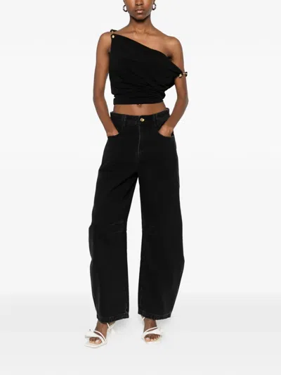 Aje Remy Barrel Jeans In Black