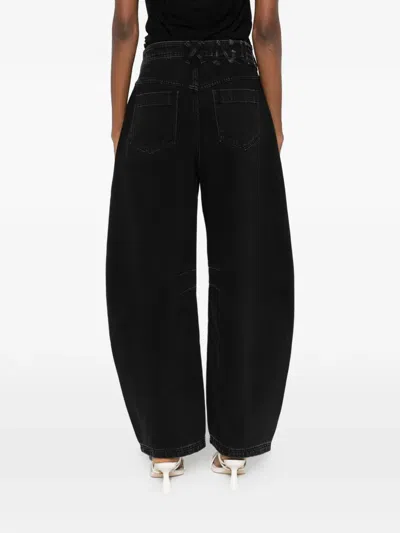 Aje Remy Barrel Jeans In Black