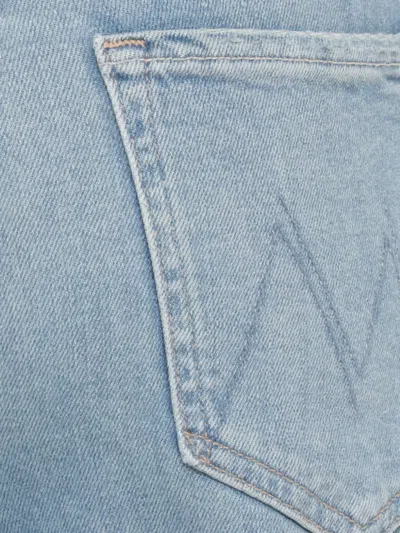 Mother Five-pocket Wide-leg Jeans In Black