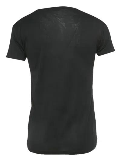 Pre-owned Saint Laurent Crew-neck Graphic T-shirt In Black