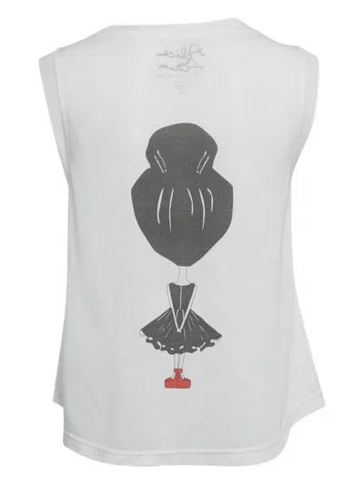 Pre-owned Alice And Olivia Crepe Bow Detail Top In White