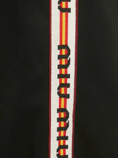 Pre-owned Miu Miu Jersey Striped Mini Skirt In Black