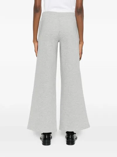 Anine Bing Kacey Logo-detail Track Pants In Gray
