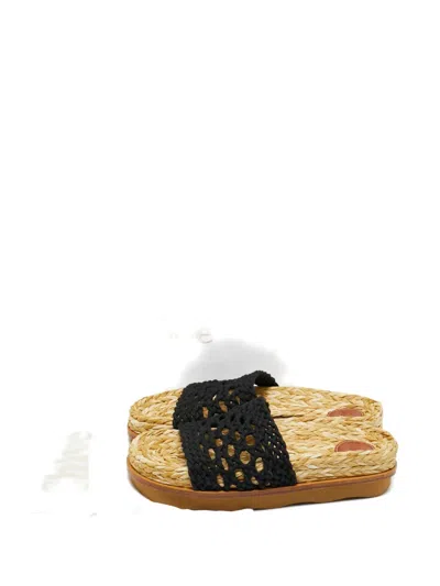 Pre-owned Chloé Crochet Sandals In Neutral