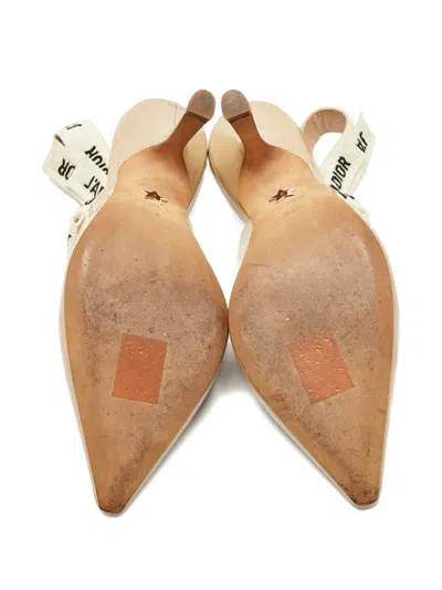 Pre-owned Dior J'a Patent-leather Pumps In Neutral