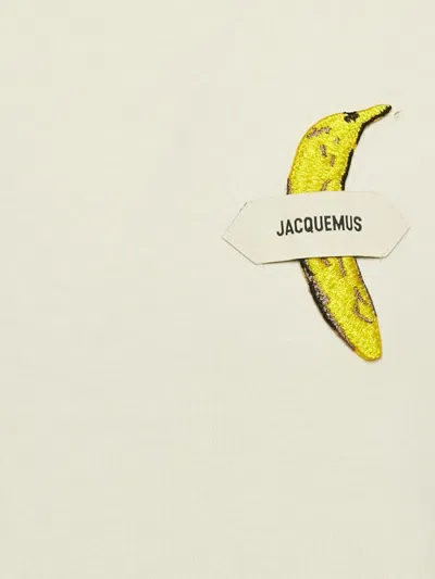 Pre-owned Jacquemus Banana-patch Cotton T-shirt In Neutral
