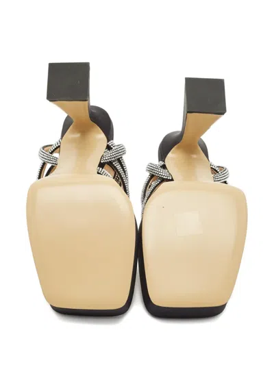 Pre-owned Mach&mach Sydney Platform Sandals In Black