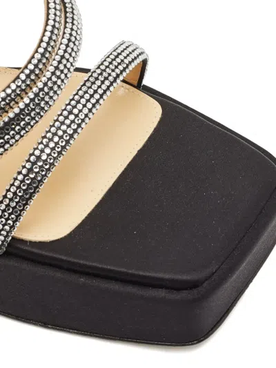 Pre-owned Mach&mach Sydney Platform Sandals In Black