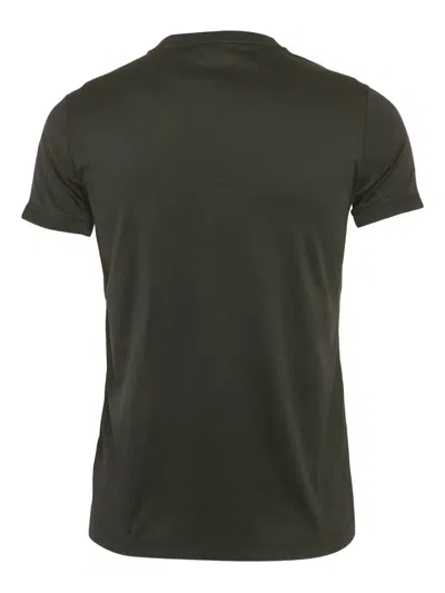 Pre-owned Emporio Armani Jersey V-neck T-shirt In Black