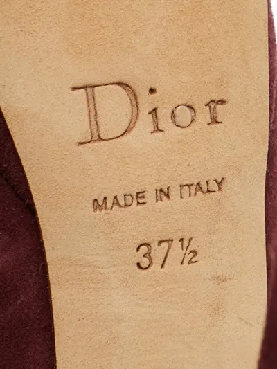 Pre-owned Dior Platform-sole Pumps In Red