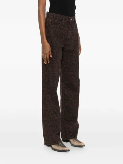 SHEA 豹纹牛仔裤