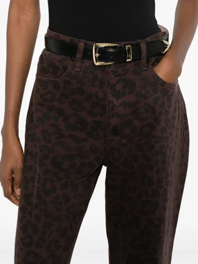 SHEA 豹纹牛仔裤