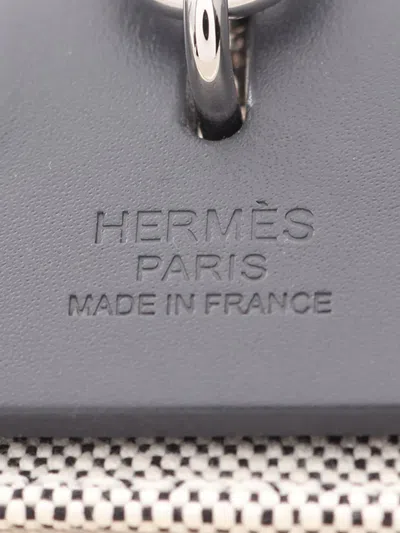 Pre-owned Hermes 2025 Toile Herbag Zip 31 Satchel In Brown