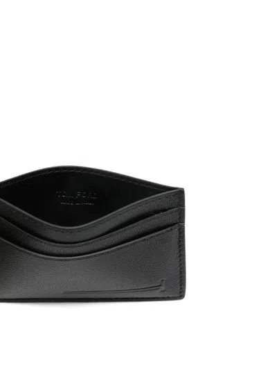 Tom Ford Logo-detail Card Holder In Black