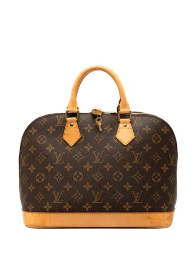 Pre-owned Louis Vuitton 2003 Monogram Alma Pm Handbag In Brown