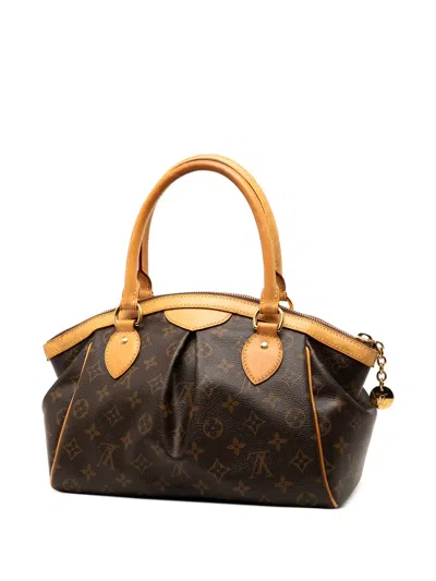 Pre-owned Louis Vuitton 2014 Monogram Tivoli Pm Handbag In Brown