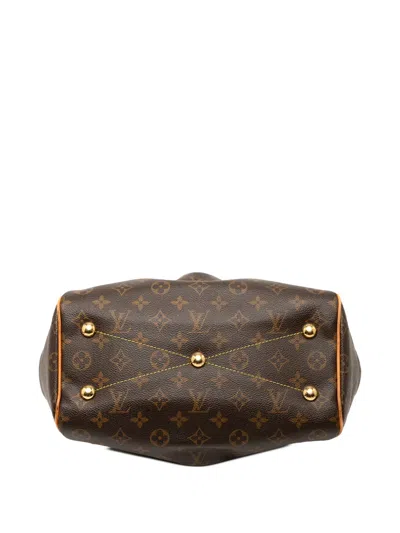 Pre-owned Louis Vuitton 2014 Monogram Tivoli Pm Handbag In Brown
