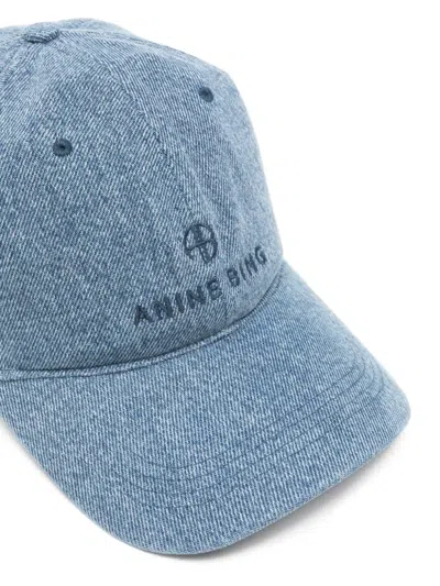Anine Bing Jeremy Baseball Cap In Blue
