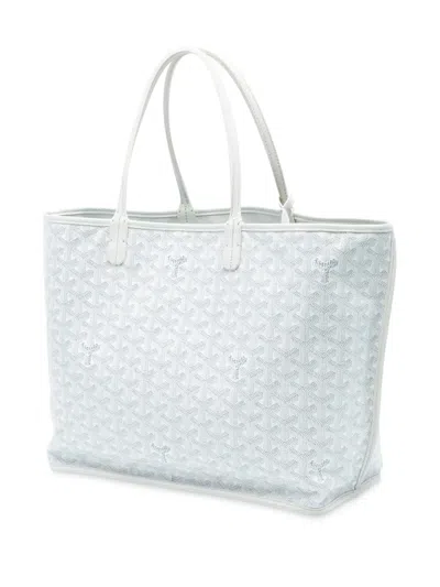 Pre-owned Goyard 2024 Ine Reversible Anjou Pm Tote Bag In White