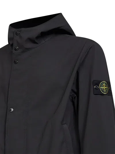 Stone Island Outerwear In Black