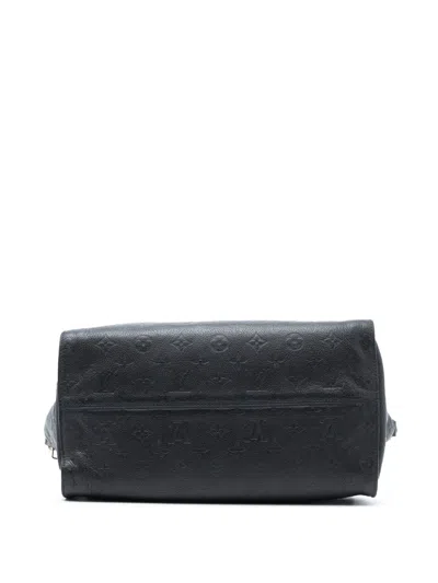 Pre-owned Louis Vuitton 2013 Monogram Empreinte Lumineuse Pm Satchel In Blue