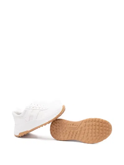 Hogan Logo-detail Low-top Sneakers In White
