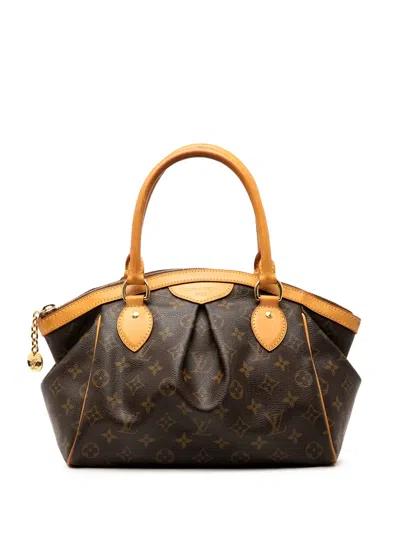 Pre-owned Louis Vuitton 2009 Monogram Tivoli Pm Handbag In Brown