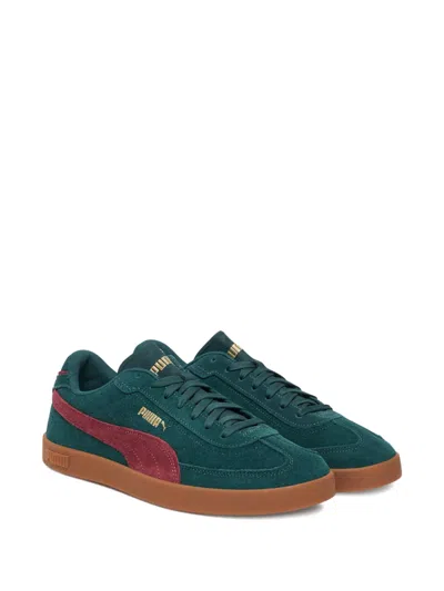 Puma Club Ii Era Suede Sneakers In Green