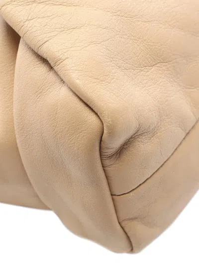 Pre-owned Bottega Veneta 2012-2025 Lambskin The Pouch Shoulder Bag In Brown