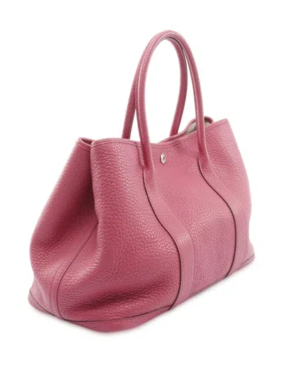 Pre-owned Hermes 2012 Negonda Garden Party 36 Tote Bag In Purple