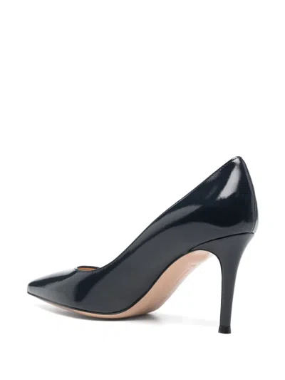 Gianvito Rossi Calf Leather Pumps 85mm In Black
