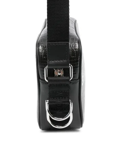Pre-owned Givenchy Logo-print Crossbody Bag In Black