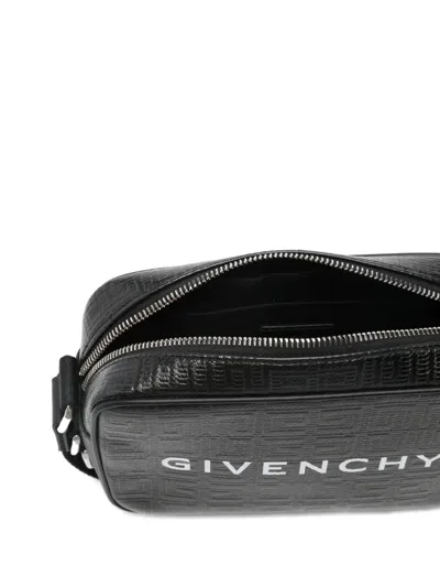 Pre-owned Givenchy Logo-print Crossbody Bag In Black