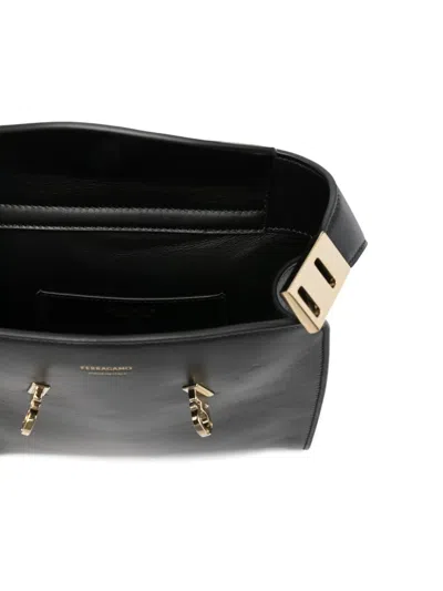 Pre-owned Ferragamo Small Hug Buckle Bag In Black