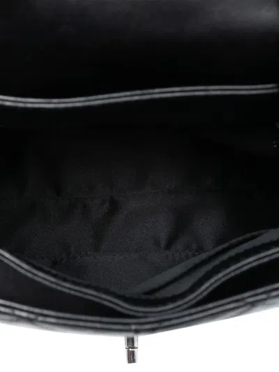 Pre-owned Chanel 2014 Small Quilted Lambskin Coco Loop Flap Crossbody Bag In Black