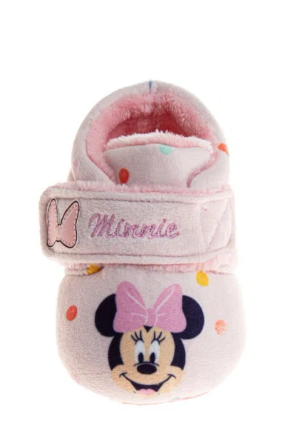 Josmo Disney Minnie Mouse Crib Shoe In Multi