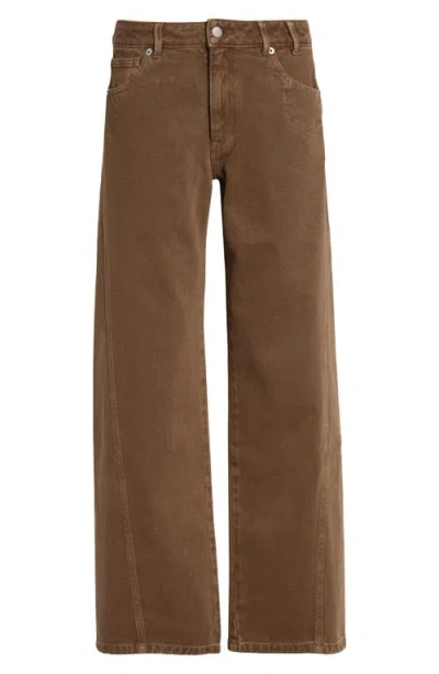 Paloma Wool Reyno Straight Leg Jeans In Brown