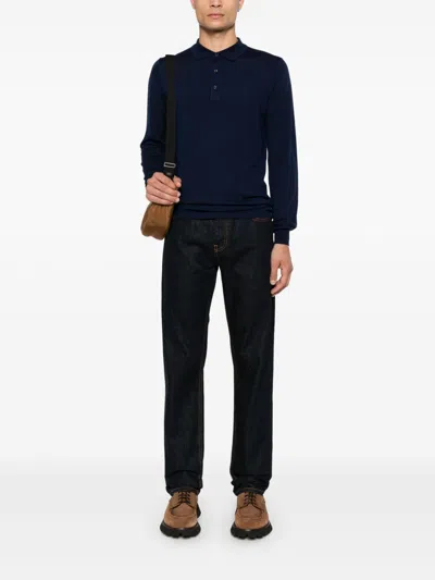 Comme Des Garçons Cardigan Knit In Blue