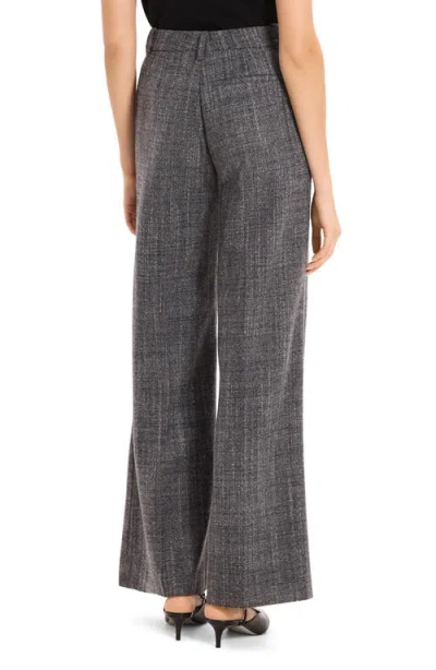 Theory Crosshatch Wool Blend Pants In Gray