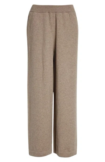 Johnstons Of Elgin Coll Cashmere Blend Lounge Pants In Brown