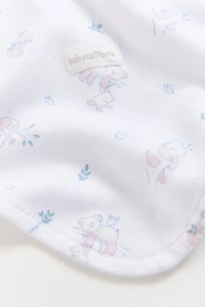 Babycottons Little Panda Pascal Lovey In White