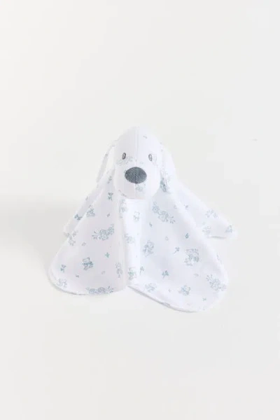Babycottons Little Panda Pascal Lovey In White