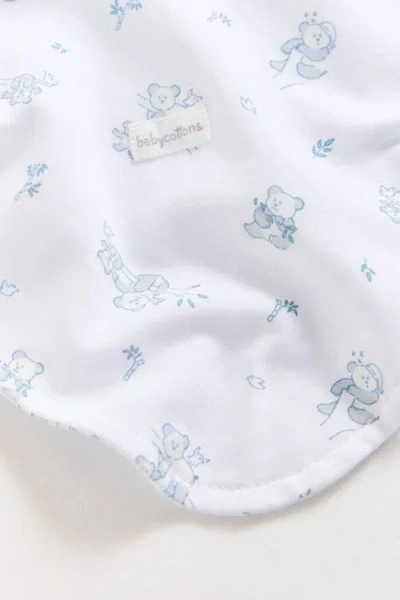 Babycottons Little Panda Pascal Lovey In White