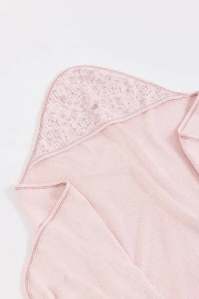 Babycottons Penny Large Hooded Towel In Pink