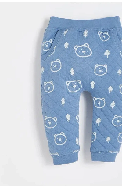 Babycottons Blue Pants For Infant In Blue