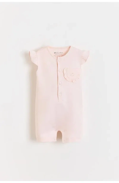 Babycottons Peony Baby Romper For Infant In Pink