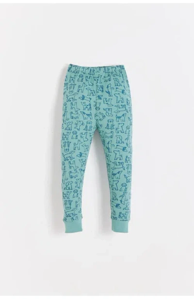 Babycottons Felix Snug Long Pajamas For Infant In Blue